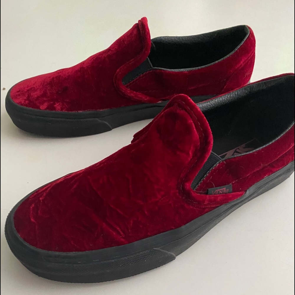 Vans Slip-on Red Velvet